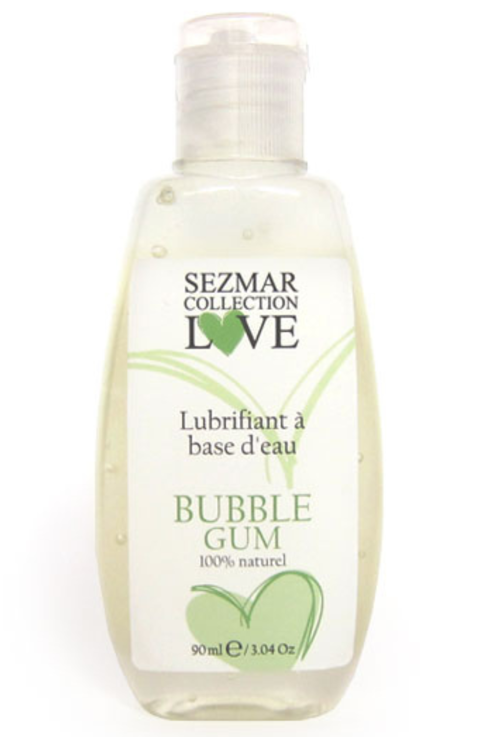 Lubrifiant à base d'eau 100% naturel Bubble Gum 90 ml