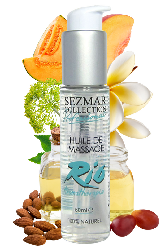 Huile de massage professionnelle RIO 100% naturelle 50 ml