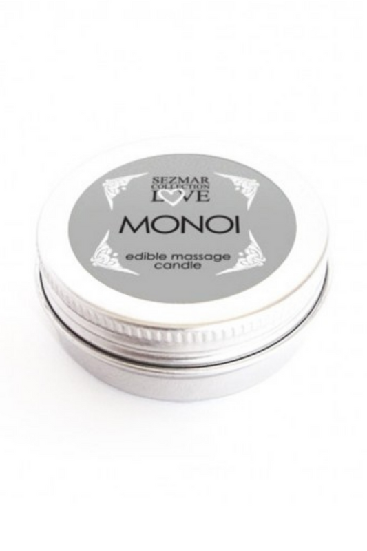 Mini Bougie de massage Monoï 30ml 100% naturelle