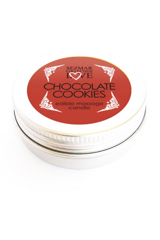 Mini Bougie de massage Chocolat Cookie 30ml 100% naturelle