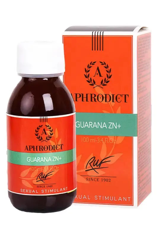 Aphrodict Guarana Zn+ stimulant sexuel flacon de 100ml dispo chez LollyDoll