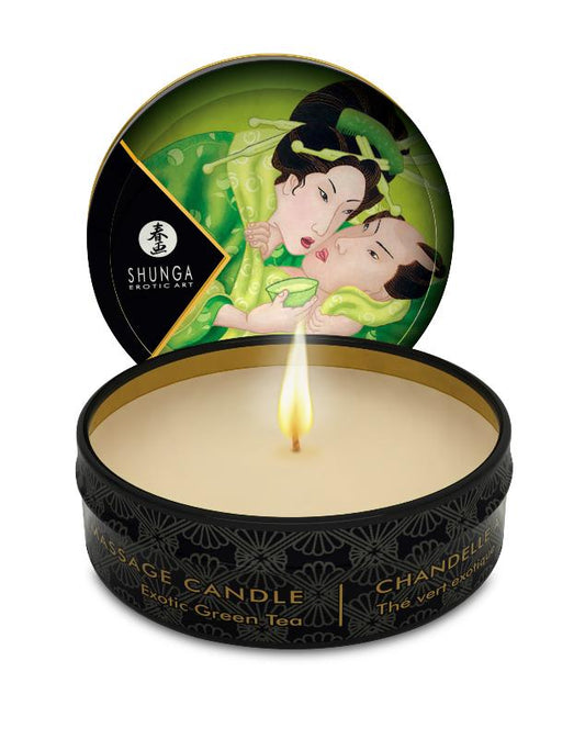 Mini bougie de massage Zenitude Thé vert exotique