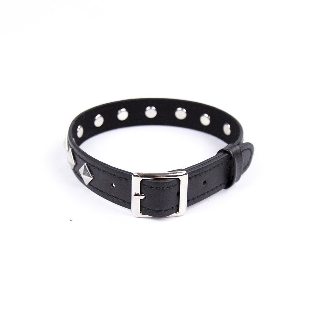 Collier réglable avec déco en métal