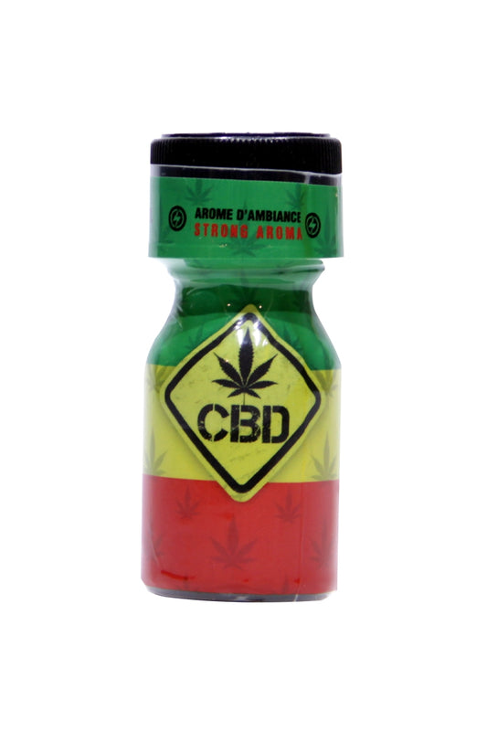 Flacon de Poppers CBD 10ml JOLT, arôme d'ambiance avec puissance et sensation de détente.