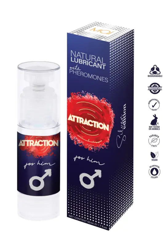 Lubrifiant naturel aux phéromones pour homme - Attraction - LollyDoll