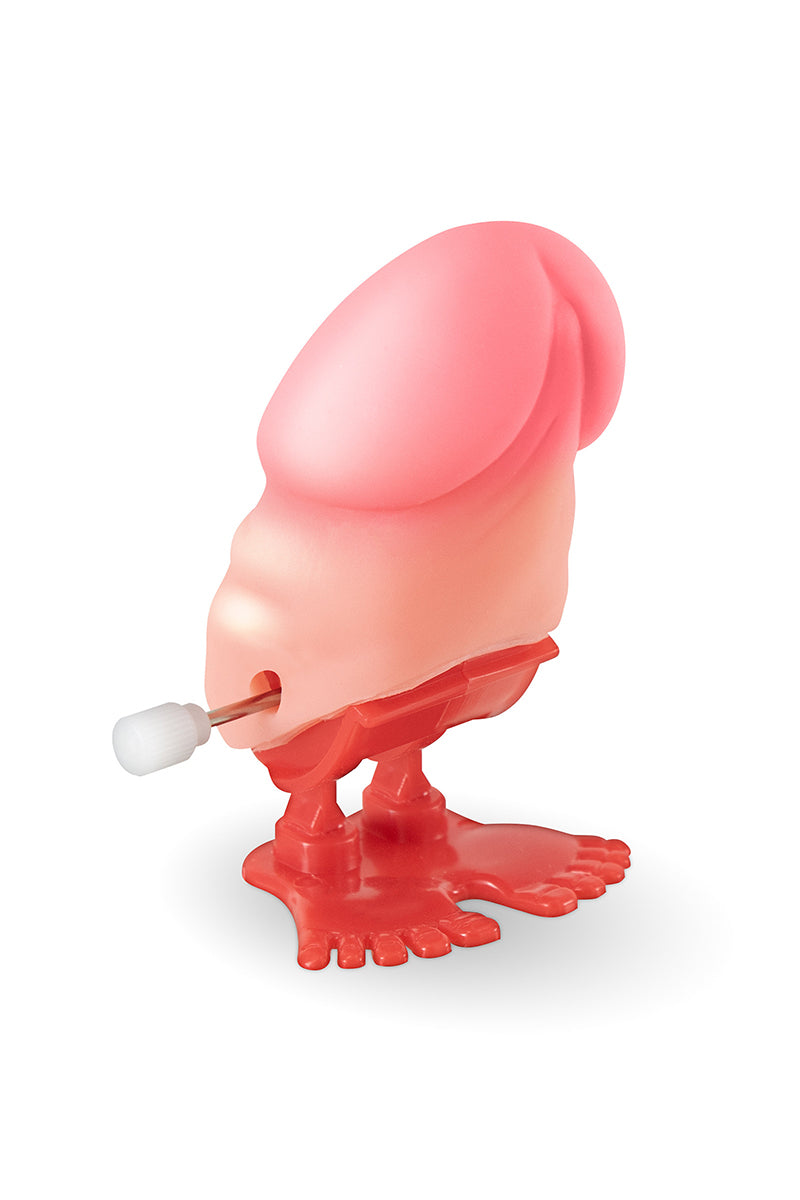 Zizi sauteur avec remontoir sur le côté Gadget festif et humoristique. Idéal pour EVJF, anniversaires et soirées entre adultes.Mécanisme mécanique sans pile