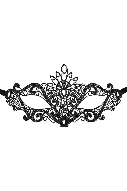 Masque de mascarade en dentelle noire.