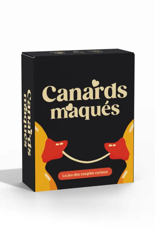 Boîte de jeu pour couples ’Canards Maqués’ dispo chez LollyDoll