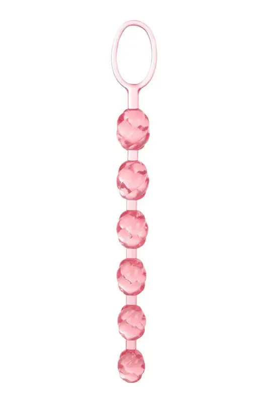 Perles anales ou chaine anale ou chapelet anal calexotics swirl rose disponible chez LollyDoll