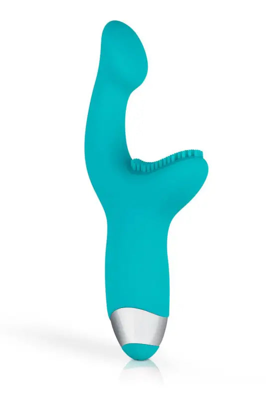 Vibrateur sarcelle avec tête texturée.