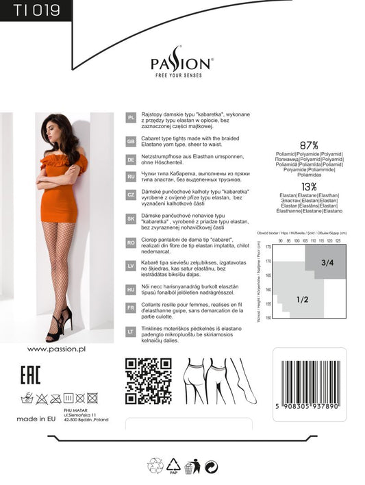 Collants Résille Blanc