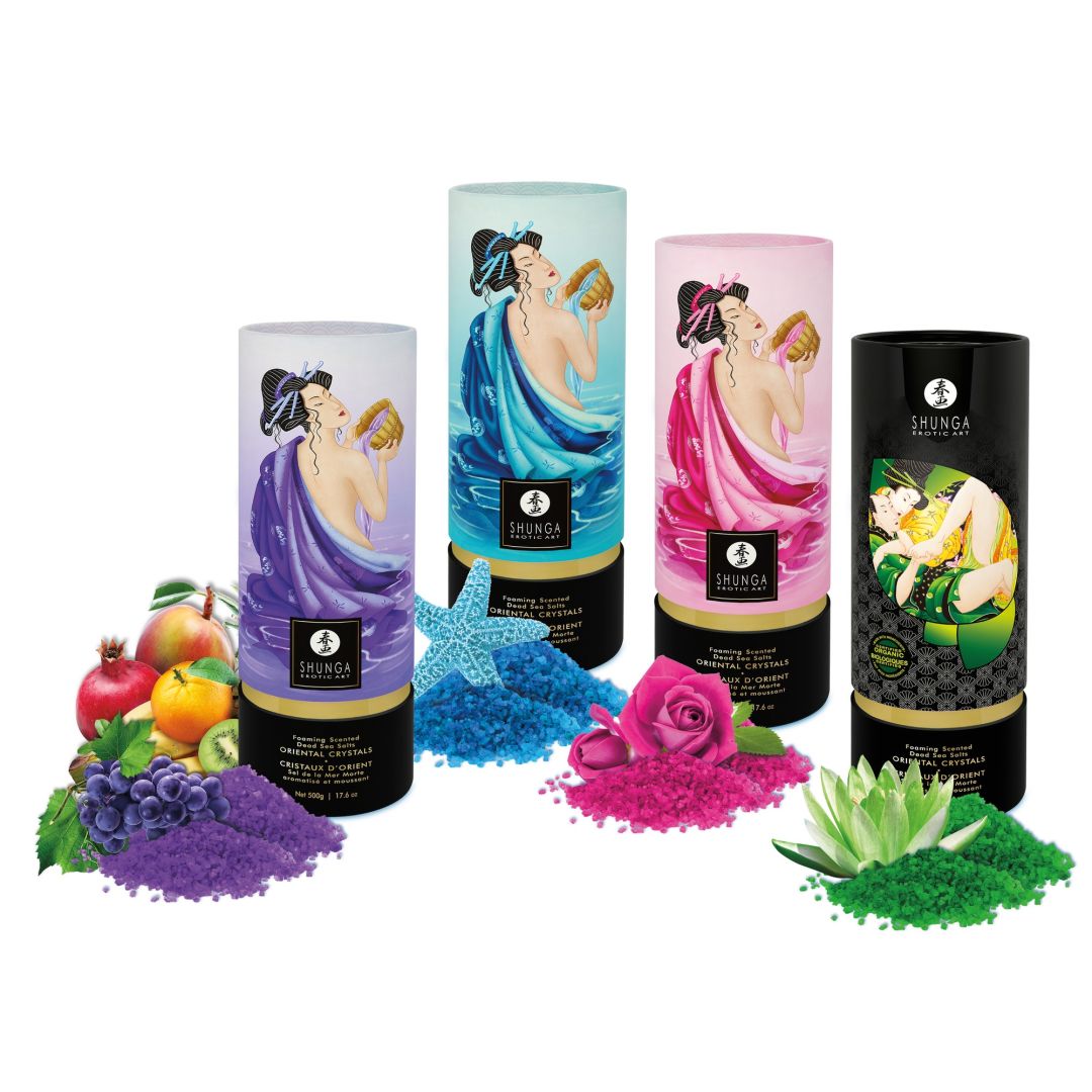 Sel de bain moussant Cristaux d'orient Fleur de Lotus BIO
