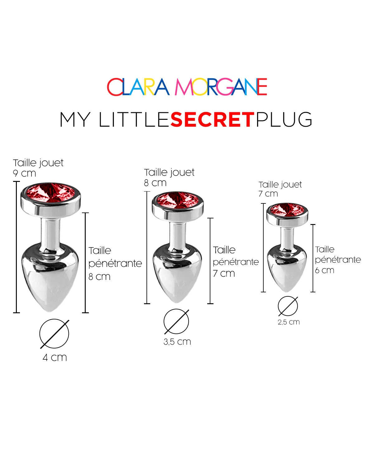 My little secret plug small Rouge