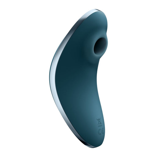 Vulva Lover Stimulateur et vibromasseur Satisfyer - Bleu - Satisfyer - Vibromasseur disponible chez LollyDoll, pas cher