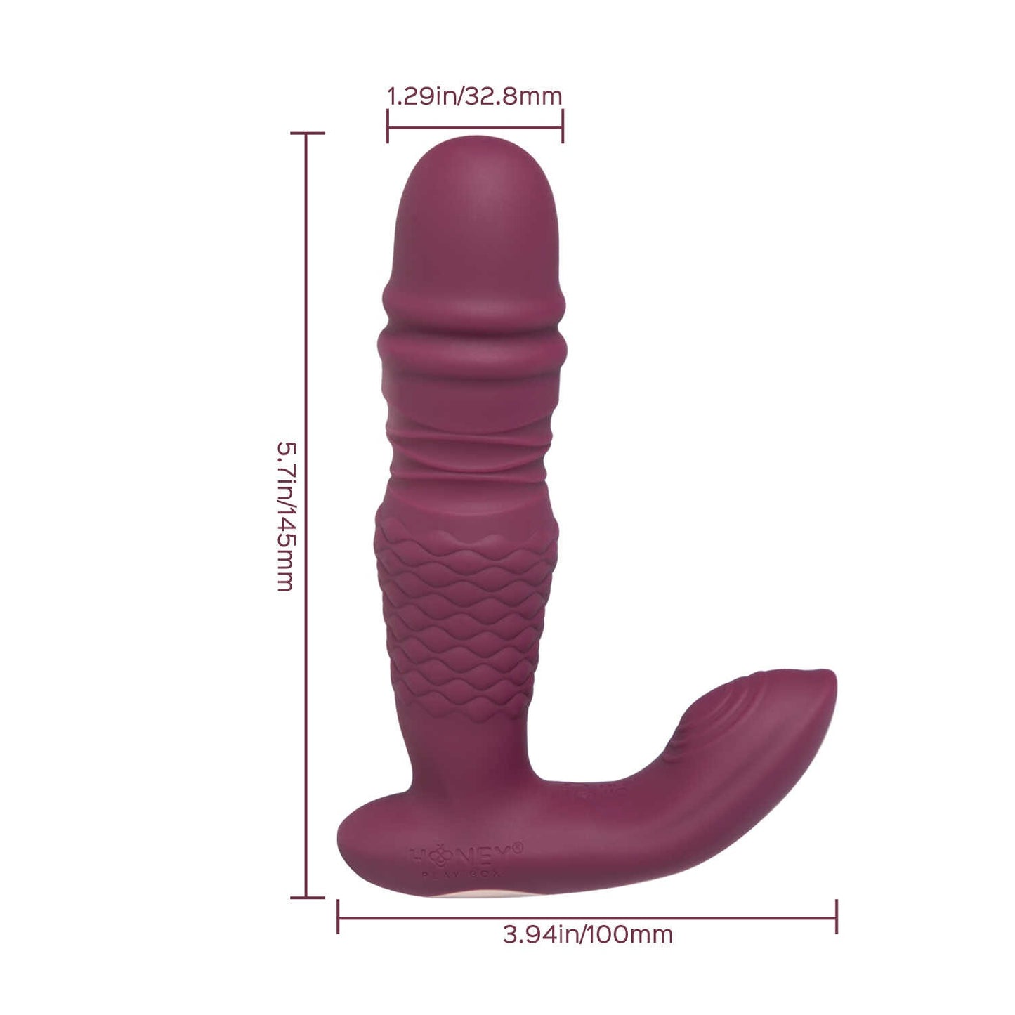 Ryder - Vibromasseur et va et vient double stimulation avec application - Honey Play box - Vibromasseur disponible chez LollyDoll, pas cher