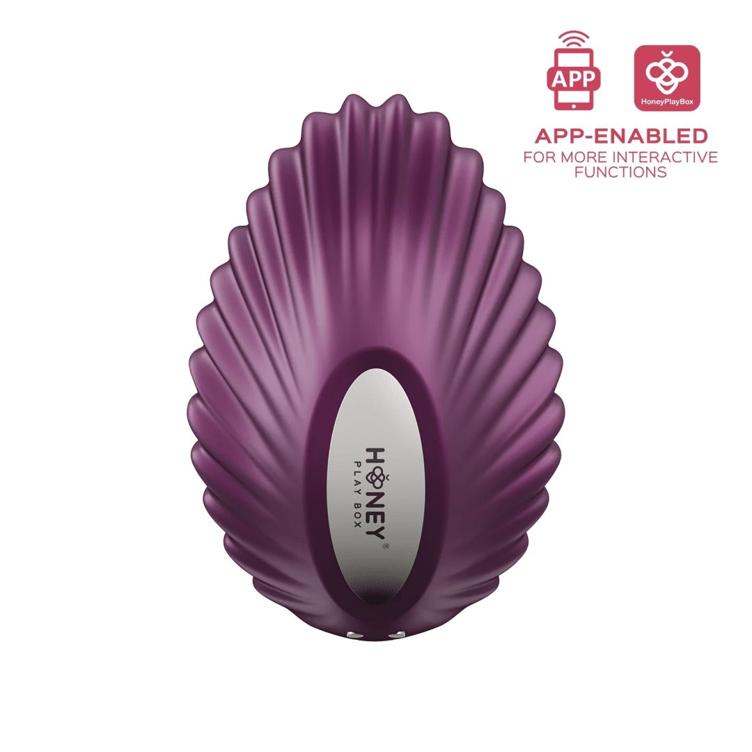 Pearl Violet - Vibromasseur magnétique contrôlé par application - Honey Play box - Vibromasseur disponible chez LollyDoll, pas cher