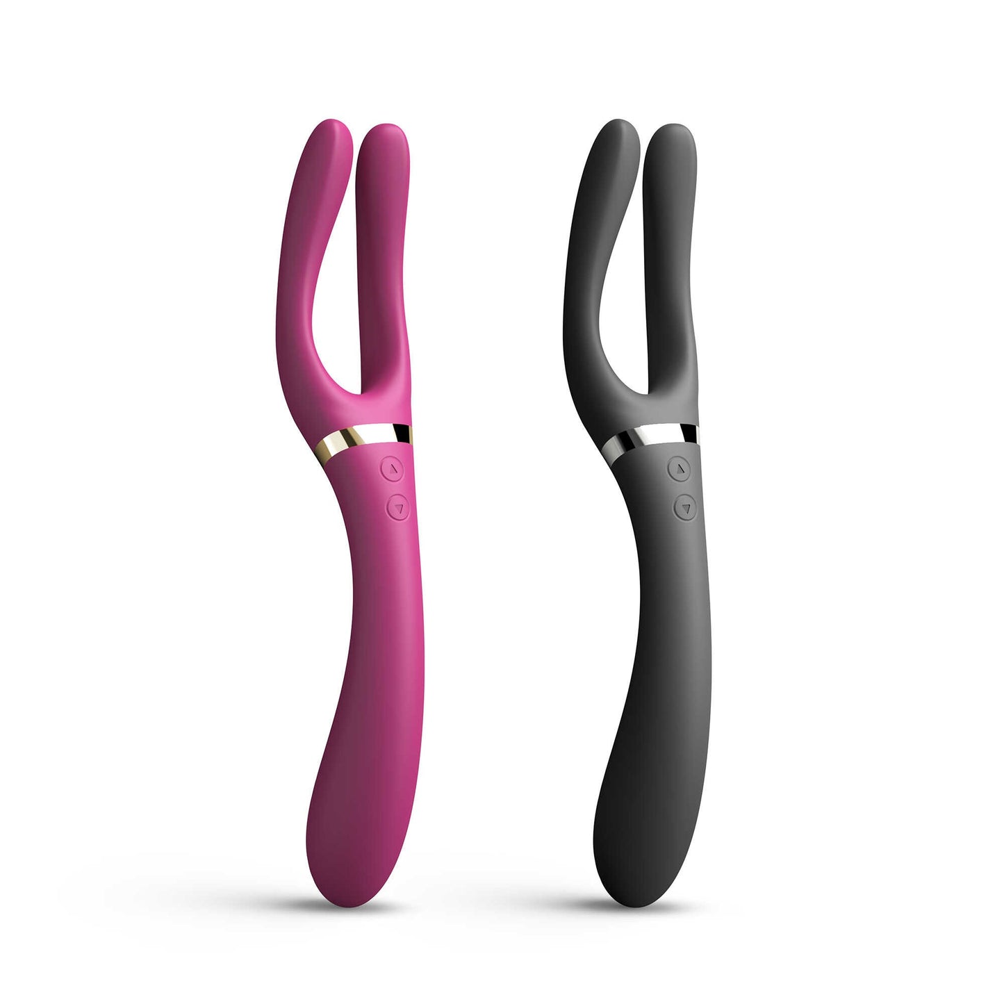 Vibromasseur Infinite Joy - sur la photo un Prune et un noir - marque Dorcel - Vibromasseur pas cher disponible chez LollyDoll