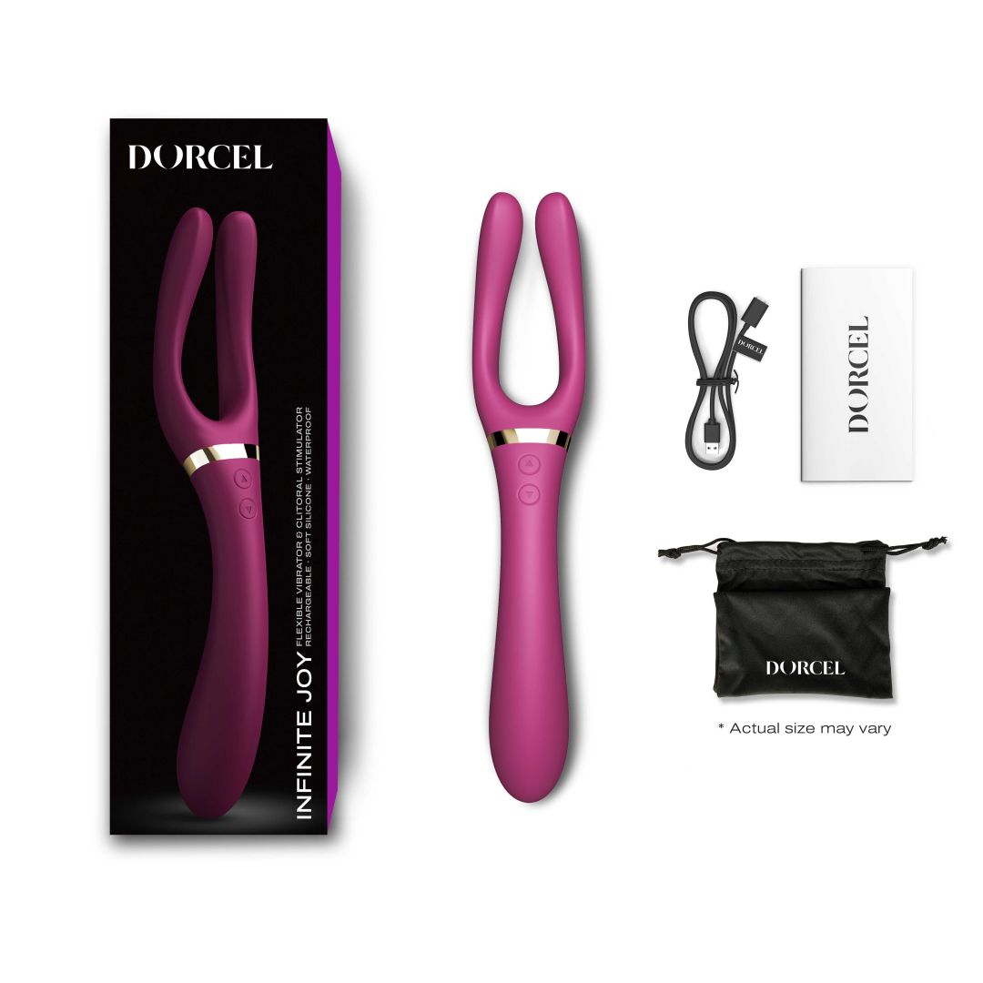 Vibromasseur Infinite Joy - Prune - Dorcel - Vibromasseur disponible chez LollyDoll, pas cher