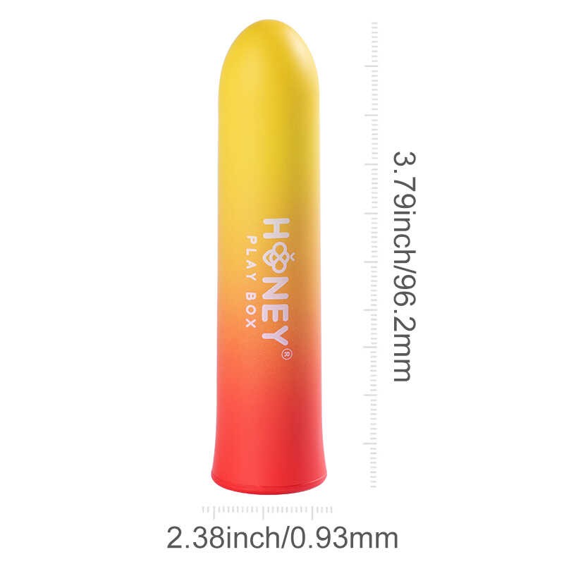 Fantasy bullet, vibromasseur puissant - Jaune - Honey Play box - Vibromasseur disponible chez LollyDoll, pas cher