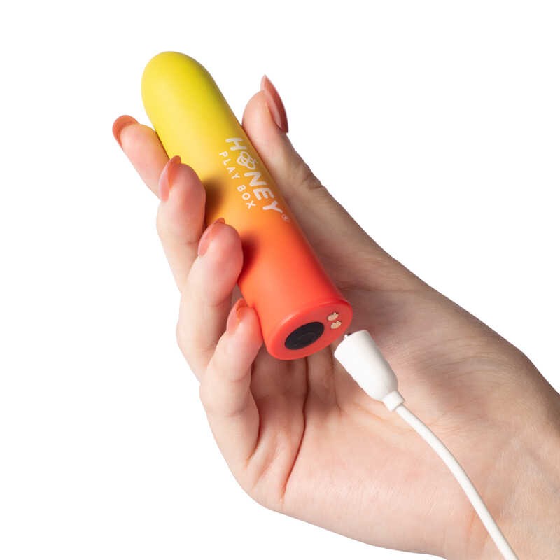Fantasy bullet, vibromasseur puissant - Jaune - Honey Play box - Vibromasseur disponible chez LollyDoll, pas cher