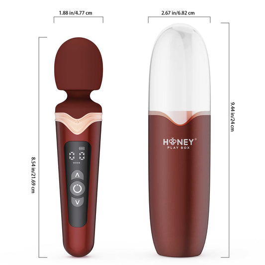 Stormi puissant wand masseur avec étui de charge · Honey Play Box · vue 2