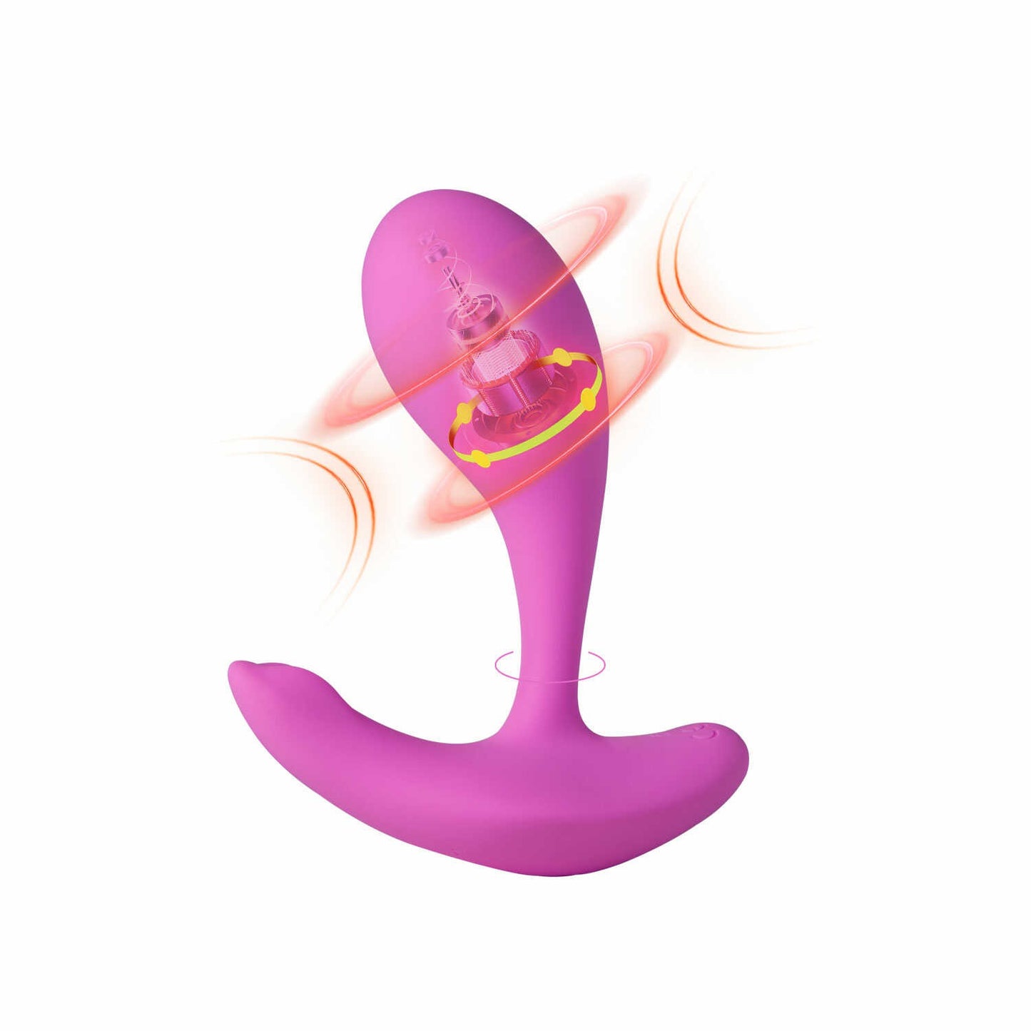 Oly 2 Vibromasseur à pression et application controlable avec le voix Rose - Honey Play box - Vibromasseur disponible chez LollyDoll, pas cher