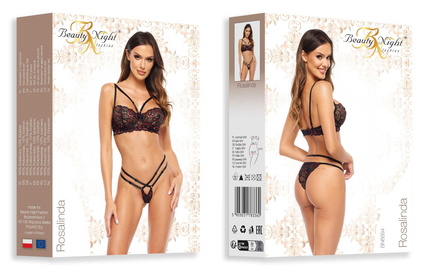 Rosalinda ensemble noir