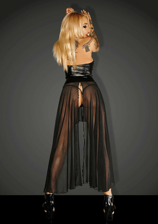 Powerwetlook robe en tulle