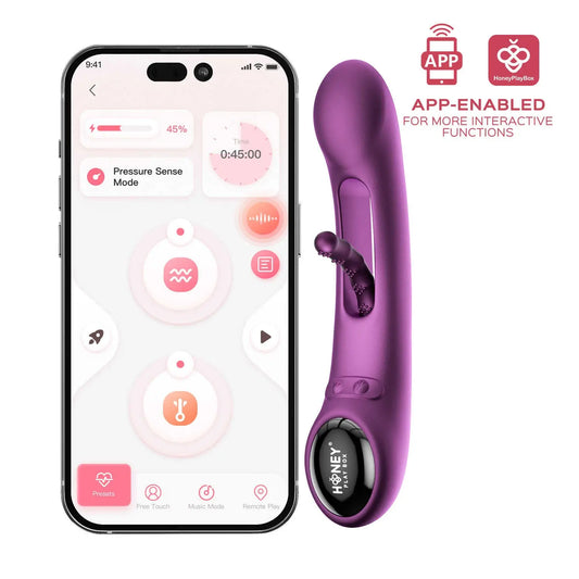 Tempo vibromasseur G-spot avec capteurs de pression et application - Honey Play box - Vibromasseur disponible chez LollyDoll, pas cher