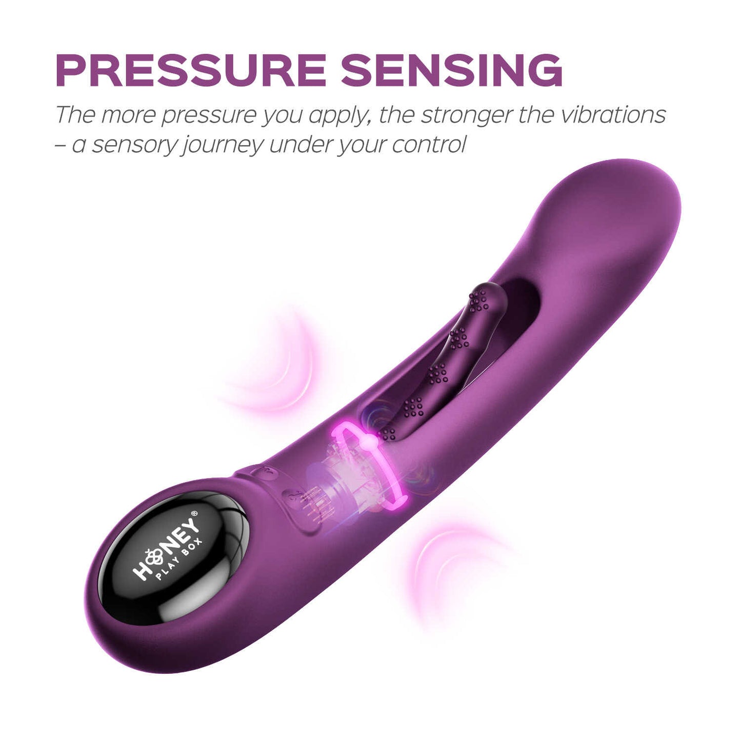 Tempo vibromasseur G-spot avec capteurs de pression et application - Honey Play box - Vibromasseur disponible chez LollyDoll, pas cher