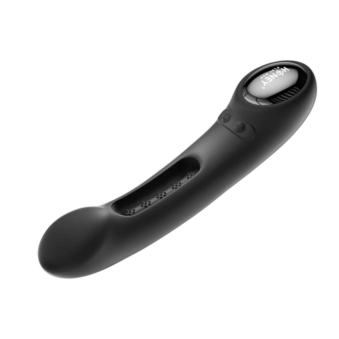 Tempo vibromasseur G-spot avec capteurs de pression et application Noir - Honey Play box - Vibromasseur disponible chez LollyDoll, pas cher