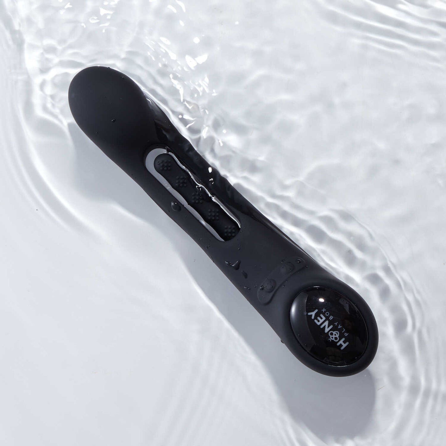 Tempo vibromasseur G-spot avec capteurs de pression et application Noir - Honey Play box - Vibromasseur disponible chez LollyDoll, pas cher