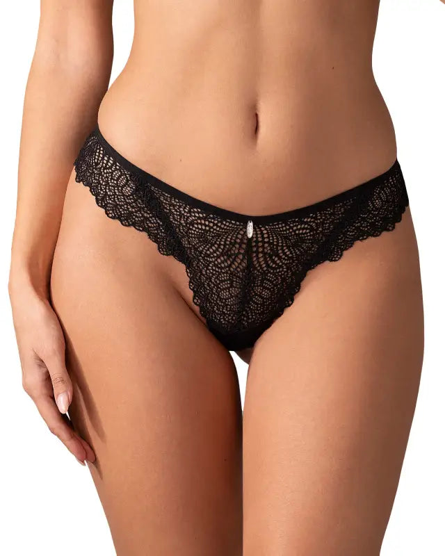 Iliosa tanga - Noir - - tendance-sensuelle | Disponible chez LollyDoll.fr