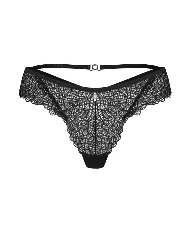 Iliosa tanga - Noir - - tendance-sensuelle | Disponible chez LollyDoll.fr
