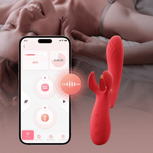 FORTEXA Vibromasseur à doigt oscillant pour le citoris et le point G avec contrôle via une application