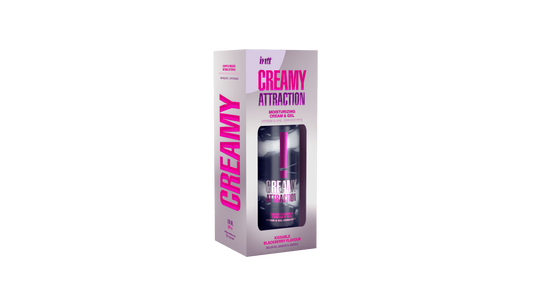 Creamy attraction Crème et gel de massage embrassable à la mûre