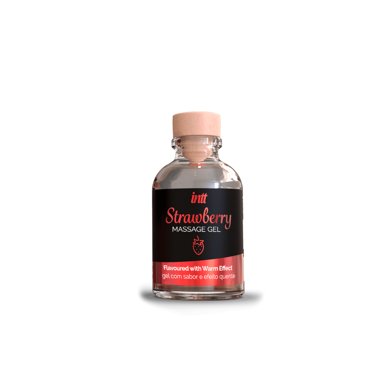 Massage gel fraise Gel embrassable