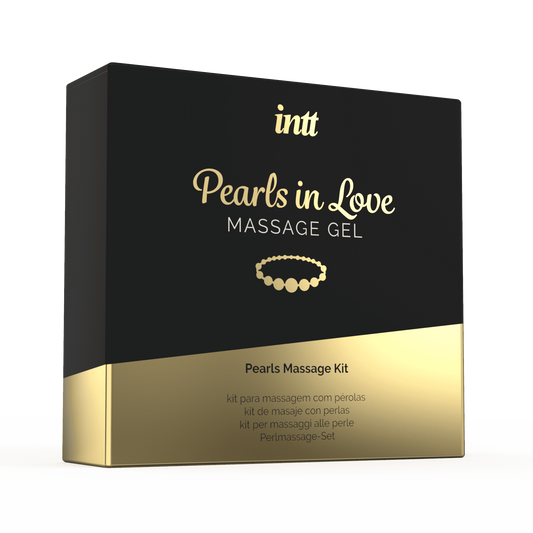 Pearls in love Kit de massage avec collier de perles
