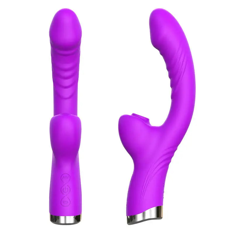 Deux vibromasseurs violets.