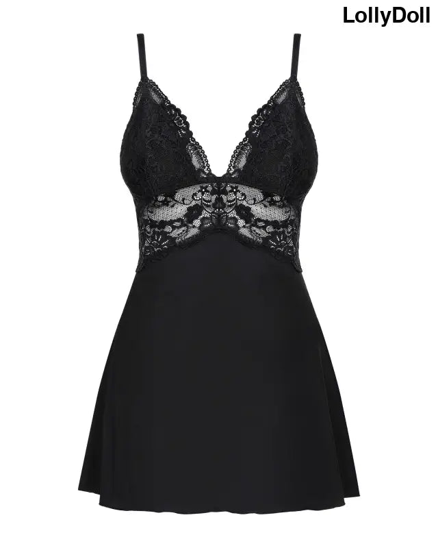 Découvrez le babydoll noir 810 bab 1 de la boutique LollyDoll, un incontournable de la catégorie nuisette et déshabillé....