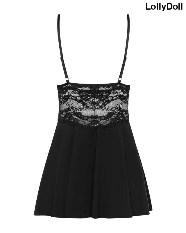 Découvrez le 810 bab 1 babydoll noir, l'élégant nuisette de la boutique LollyDoll. Idéal pour une soirée spéciale ou pour...
