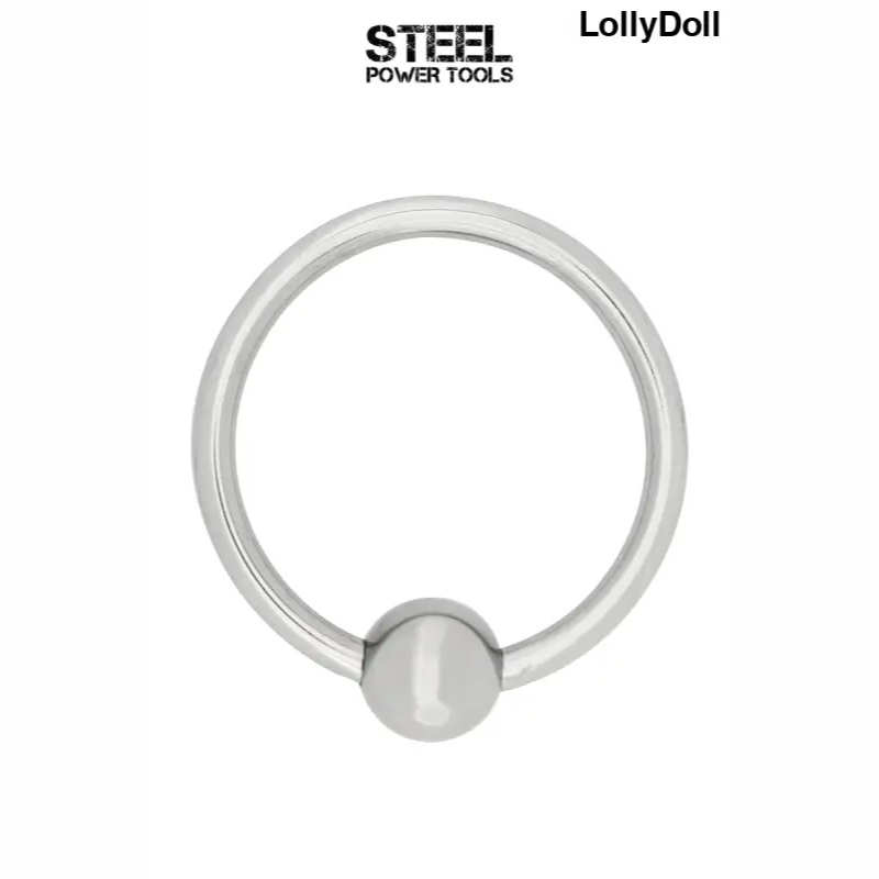Anneau de gland Steel Power Tools: jouet intime pour femme, connecté pour plus de plaisir. disponible chez LollyDoll
