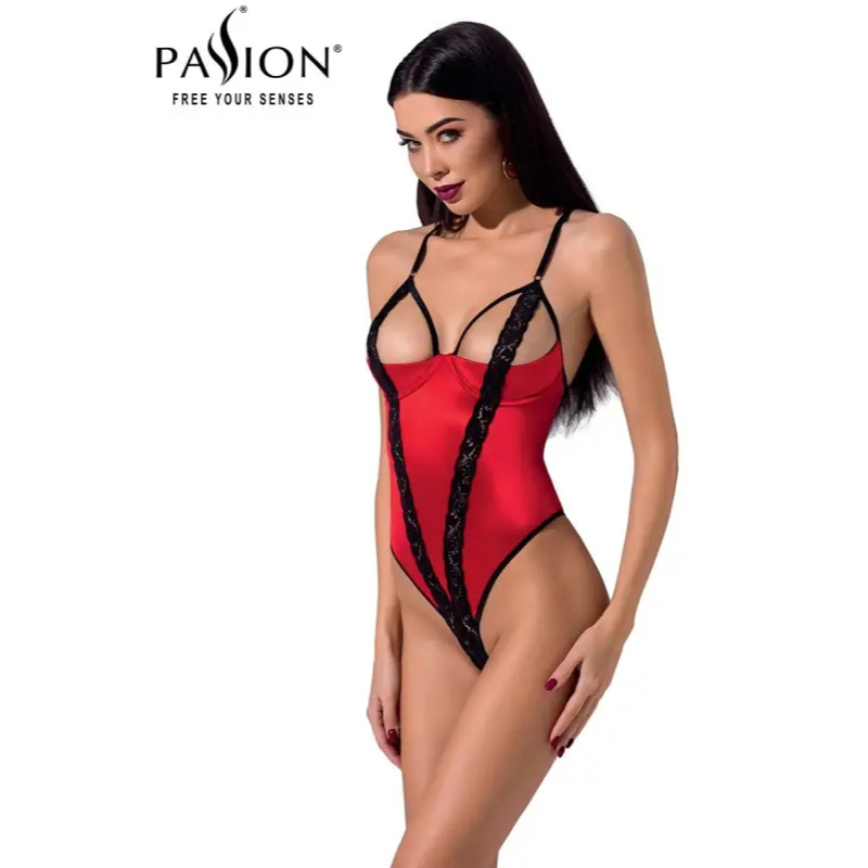 Body sexy Femmina - Passion
rouge et noir disponible chez LollyDoll