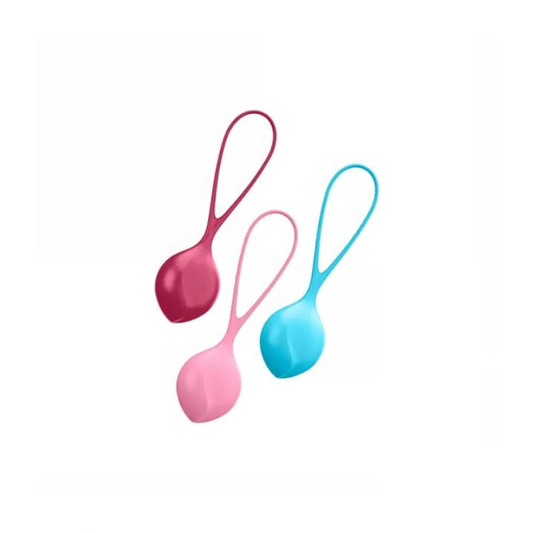 boules de geisha satisfyer strengthening balls debutant set de 3 disponible chez LollyDoll
