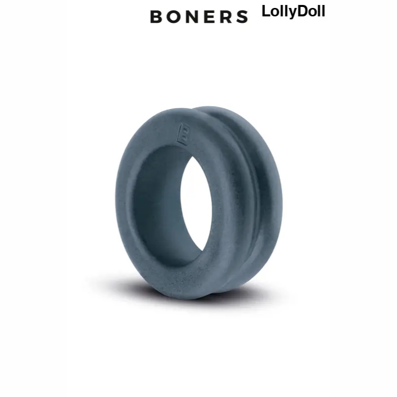 Cockring double à côtes pour des érections puissantes. Stimule le plaisir et prolonge le plaisir. disponible chez LollyDoll