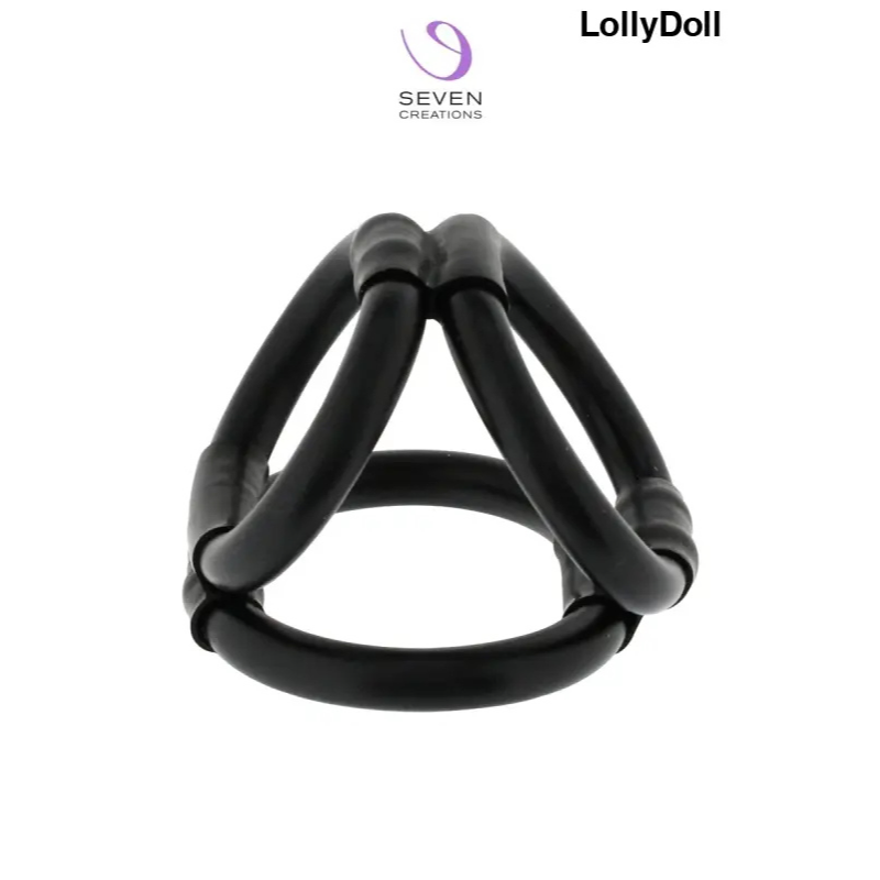 cockring cage tri ring disponible chez LollyDoll