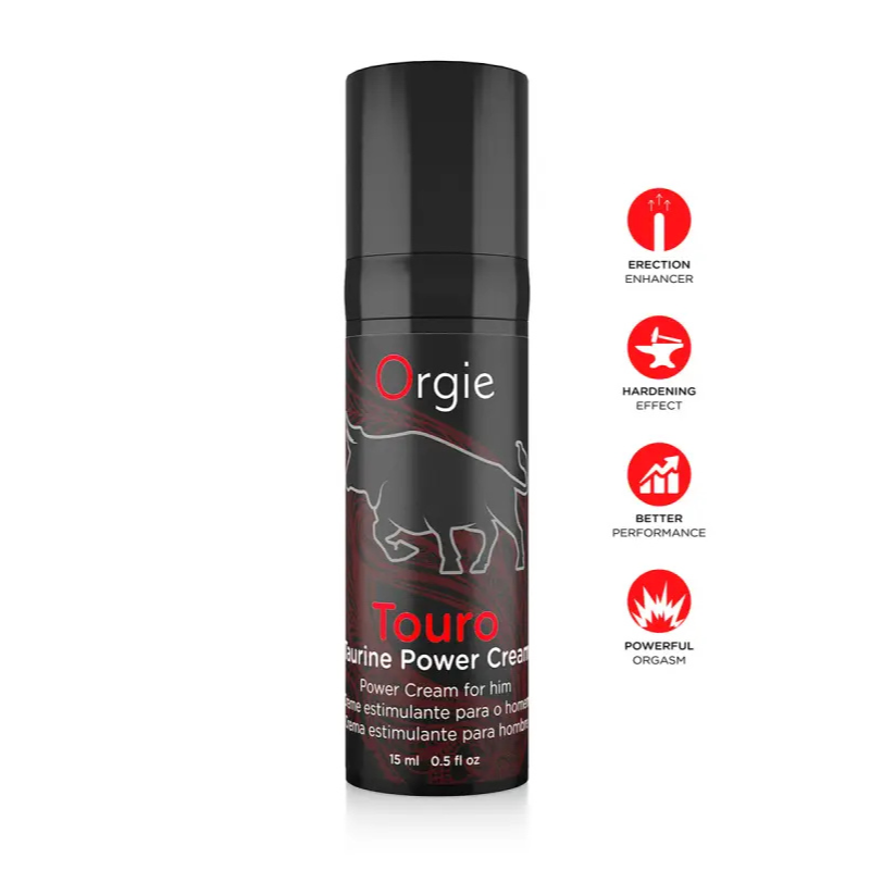 Crème pour améliorer l'érection Touro Power 15ml - LollyDoll