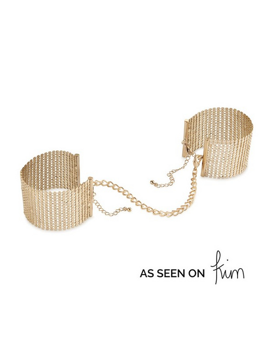 Désir Métallique - Menottes Bracelets - Or
disponible chez LollyDoll