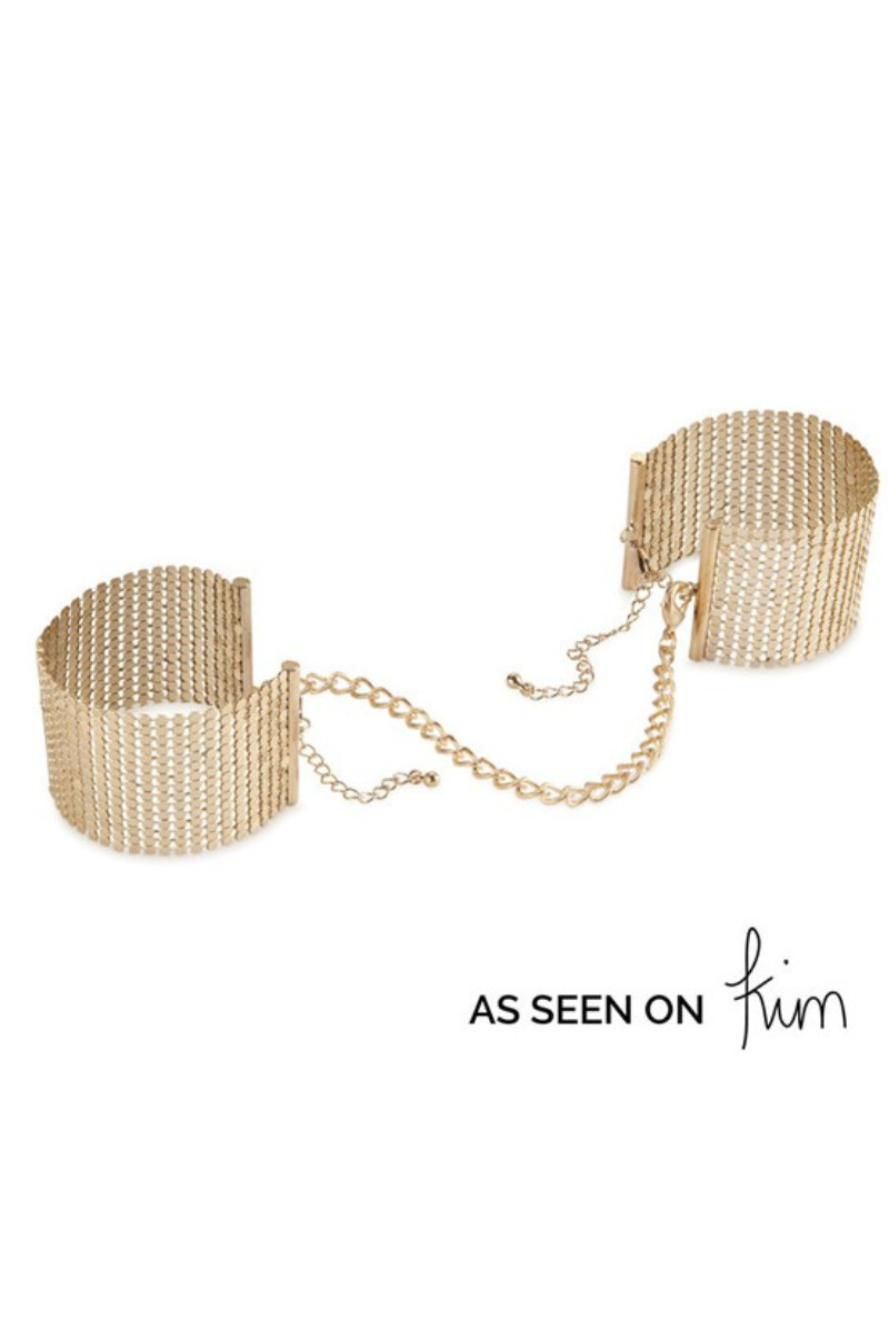 Désir Métallique - Menottes Bracelets - Or
dispo chez LollyDoll au meilleur prix