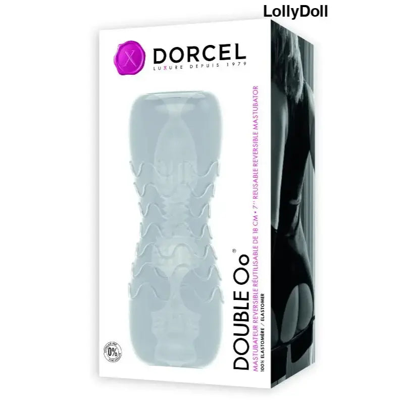 Masturbateur Dorcel Double OO 2 en 1 - Blanc Dorcel
